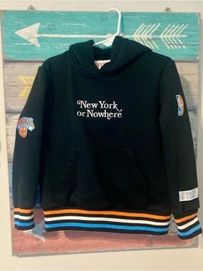 Youth NYON X Knicks Motto Black Hoodie